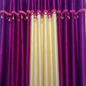 সাটিন সিল্ক কাপড়ের পর্দা