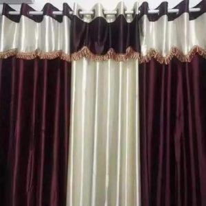 সাটিন সিল্ক কাপড়ের পর্দা