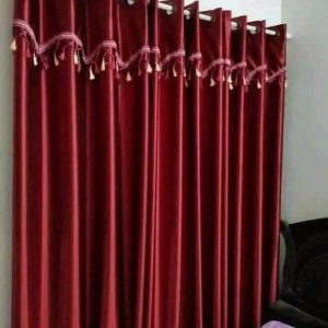 সাটিন সিল্ক কাপড়ের পর্দা